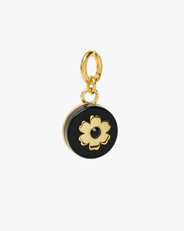ByTiMo The Black Flower Charm