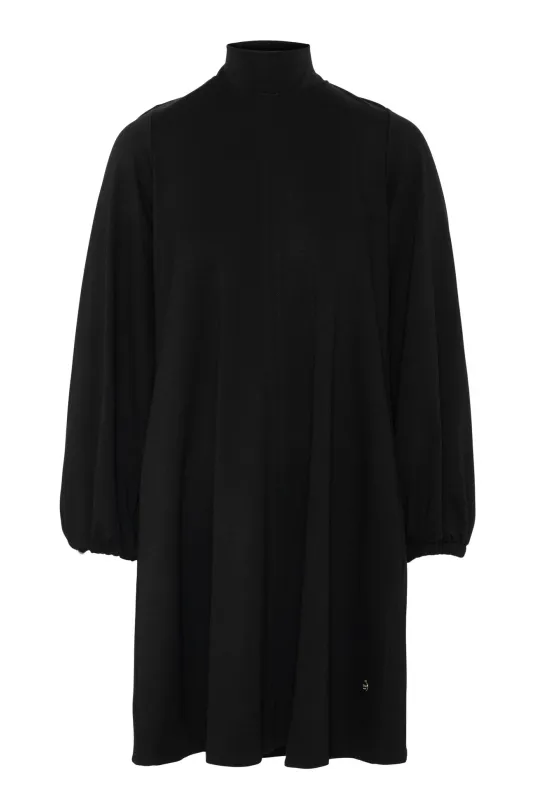 RAH OSLO -  Short Dress High Neck - Black