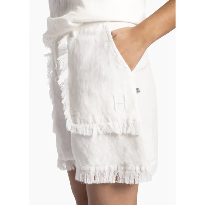 Hovedbilde HÉST - LILA LINEN SHORTS - WHITE