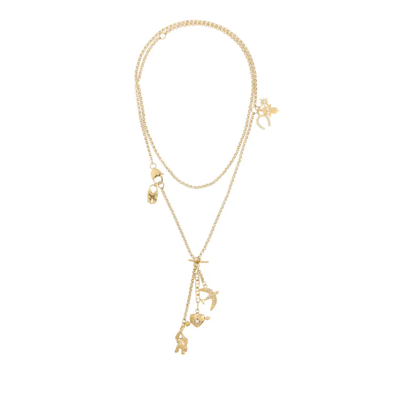 DARK - LUCKY CHARM NECKLACE