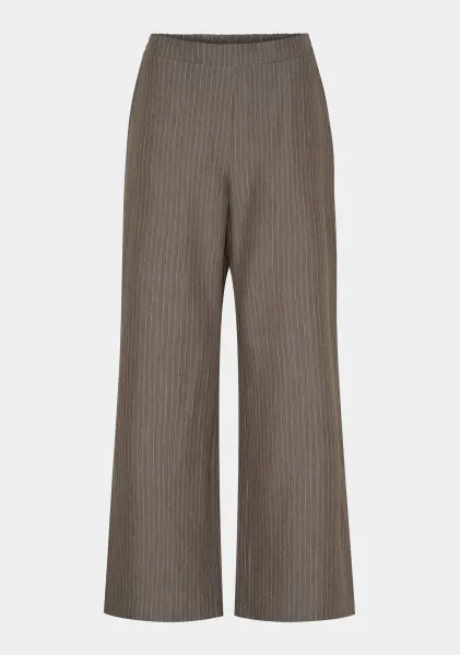 Hovedbilde ISAY - Jessi Basic Pant - Taupe Pinstripe