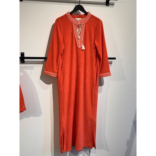 Hovedbilde Rah Oslo - Kaftan Long Dress - Coral