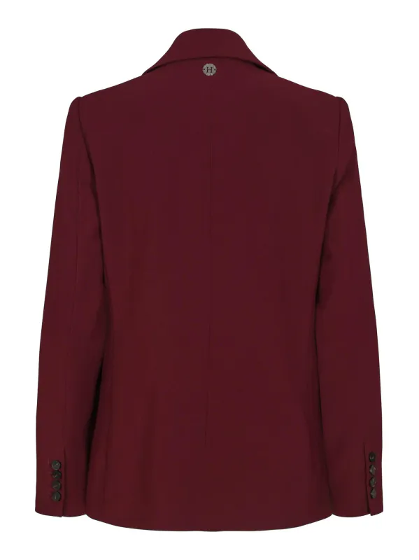 HAUST - CASUAL TAILORED BLAZER - BURGUNDER