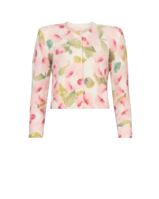 Hovedbilde BYTIMO - Hairy Knit Jacket - Blush Rose 