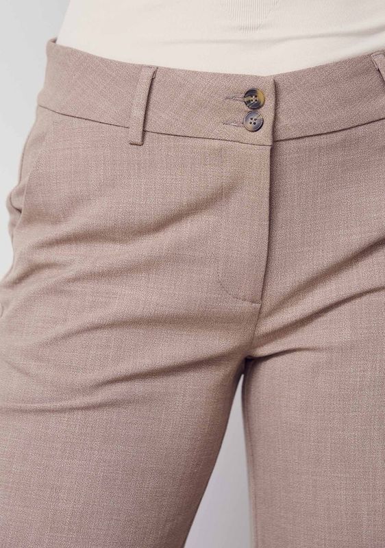 Isay Rimini Long Pant -  Taupe Melange