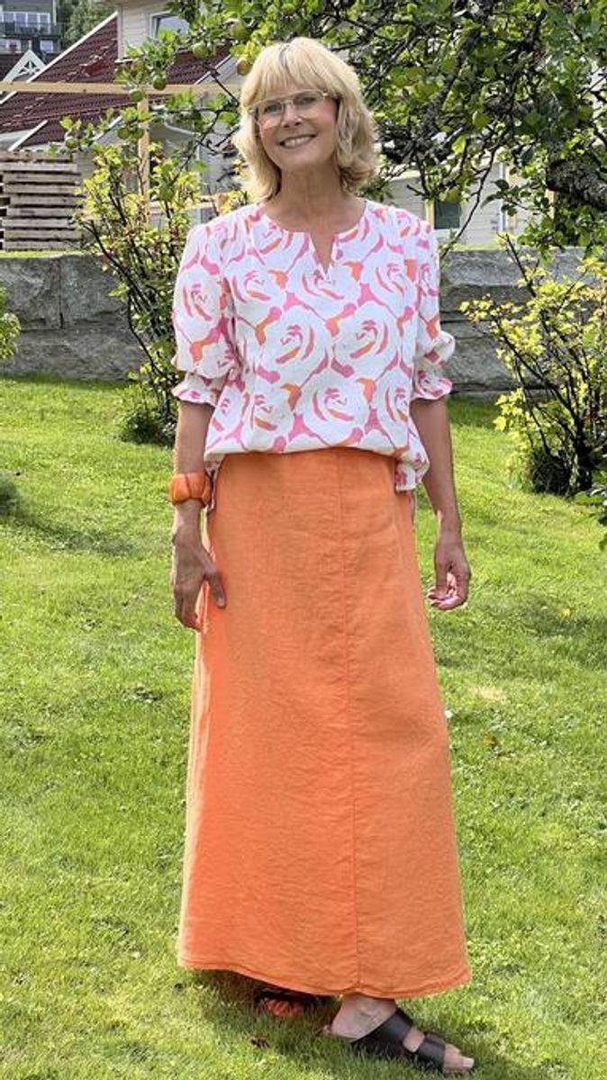 MAKELØS - Jomfruland skjørt – Orange 