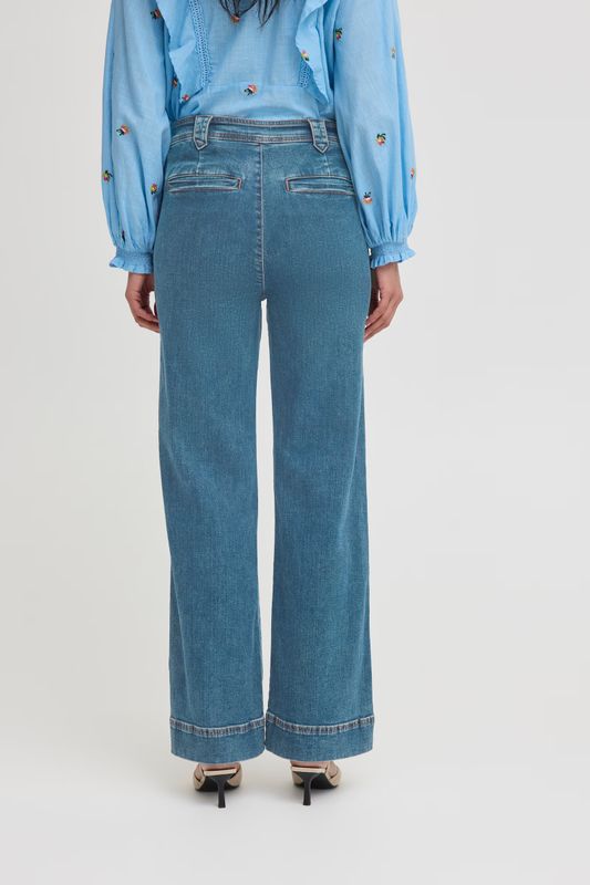 ATELIER RÊVE - IRELOI JEANS MEDIUM BLUE 