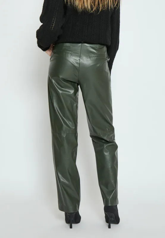 FLARED PANTS - DEEP DEPTHS GREEN