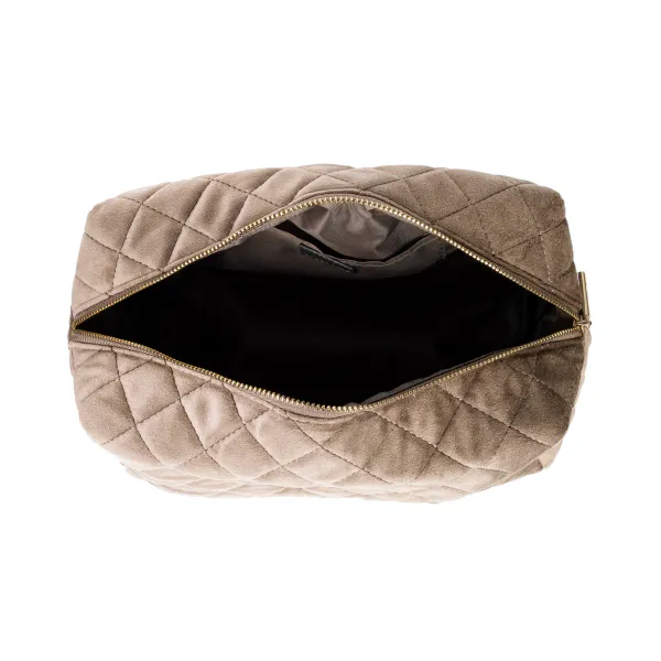Hovedbilde VELVET SQUARE QUILTED MAKE-UP POUCH LARGE ...