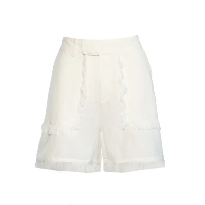 Hovedbilde HÉST - LILA LINEN SHORTS - WHITE