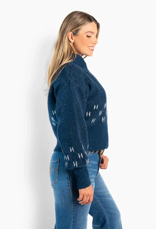 HÉST - Märtha Short Jacket - Poseidon