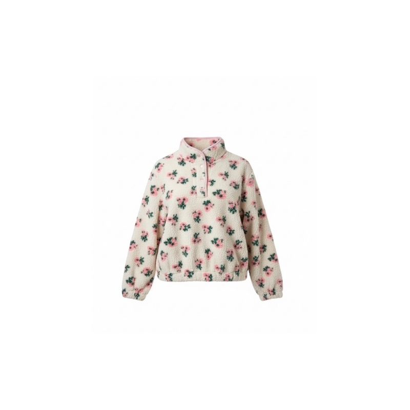 LECOCO - CHRISTEL FLEECE - ROSE