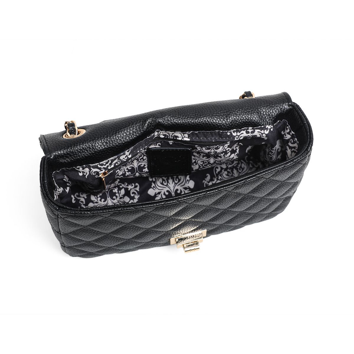 Rosenvinge - DAISY stor clutch sort 