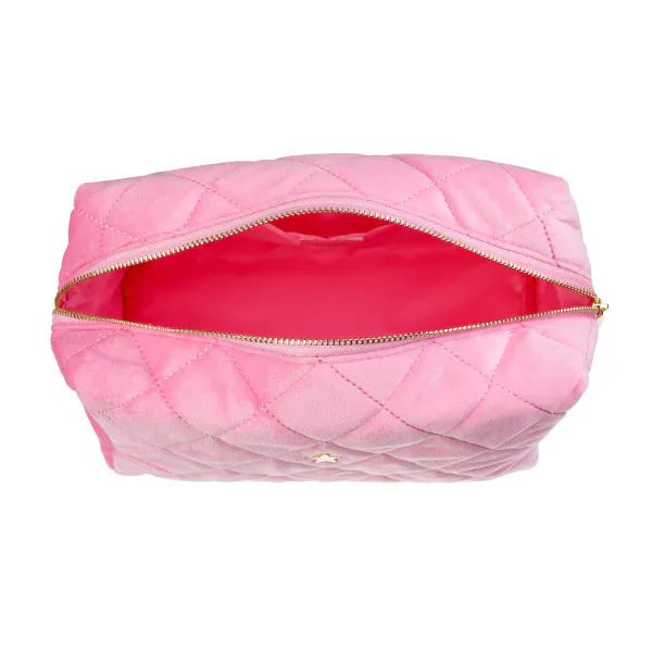 Hovedbilde VELVET SQUARE QUILTED MAKE-UP POUCH LARGE ...