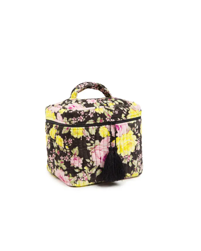 ByTiMo - Beauty Bag Velvet - Evening flowers 