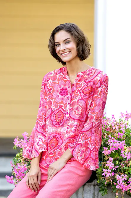 Hovedbilde HAUST - Bluse rosa Paisley