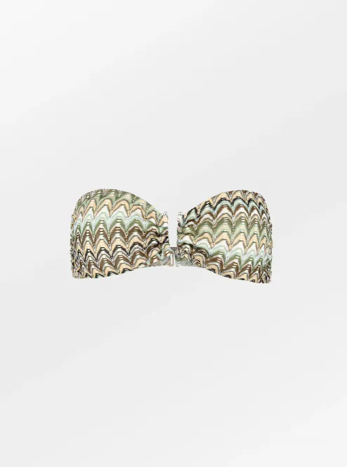Hovedbilde Amber Bandeau Bikini Top - Beetle Green
