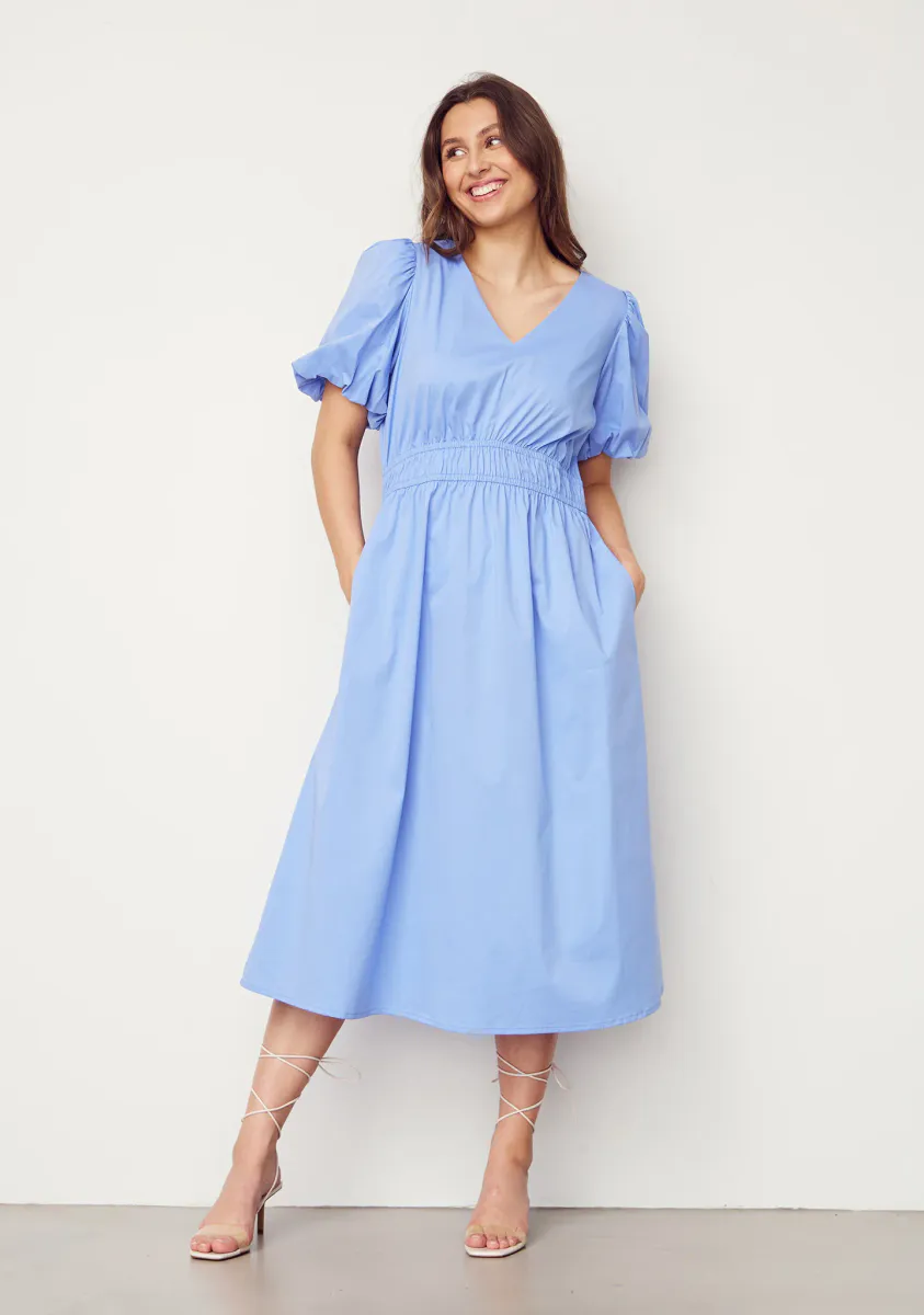 Isay - Sigga s/s Dress - Skyblue