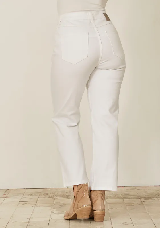 ISAY - Como Straight Pant - White