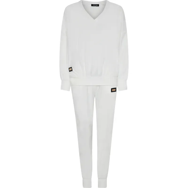 MAPP - Lux Velour Set - Hvit
