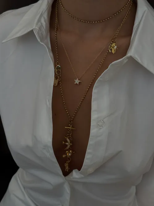 Hovedbilde DARK - LUCKY CHARM NECKLACE