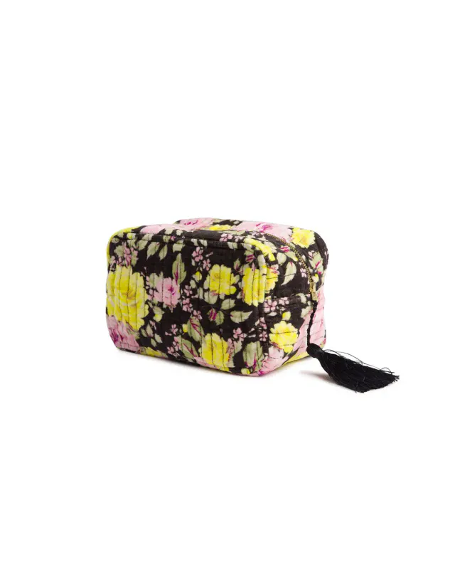 ByTiMo - Cosmetic Bag Velvet - Evening flowers