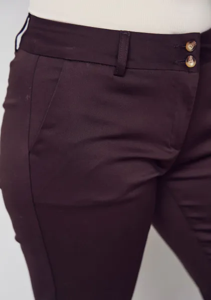 Hovedbilde ISAY - CHINO PANT - DARK BROWN