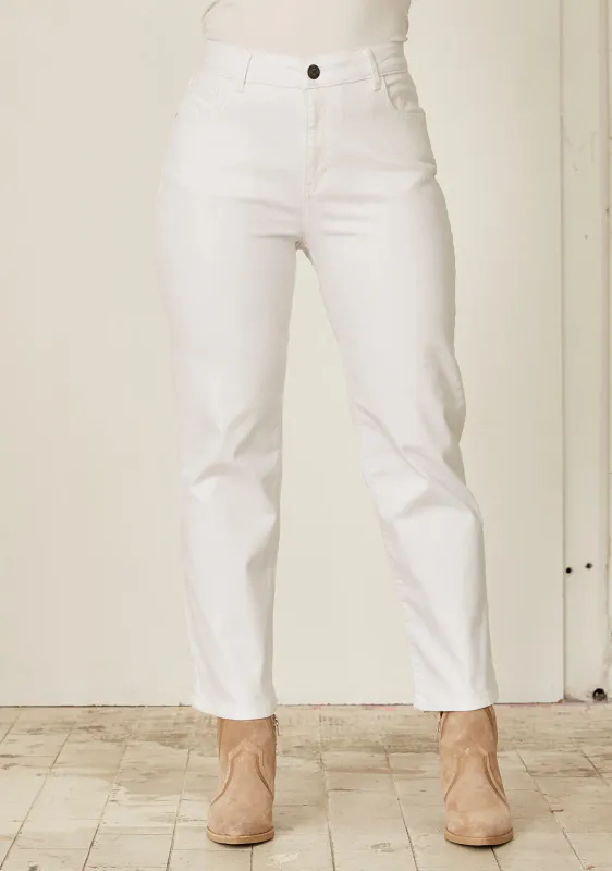 ISAY - Como Straight Pant - White