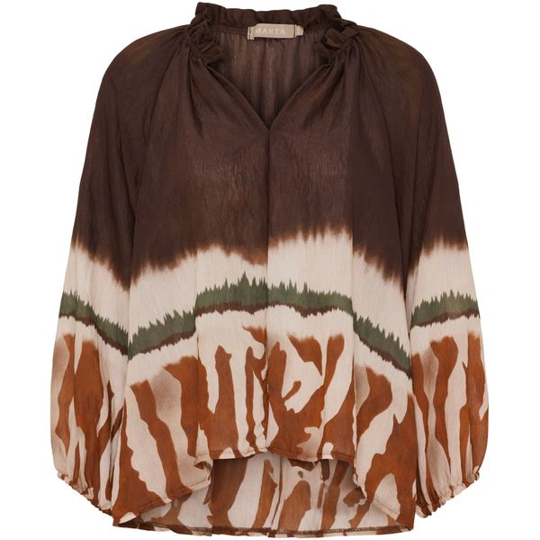 Hovedbilde MARTA DU CHATEAU - BELLADONNA BLUSE - BRUN