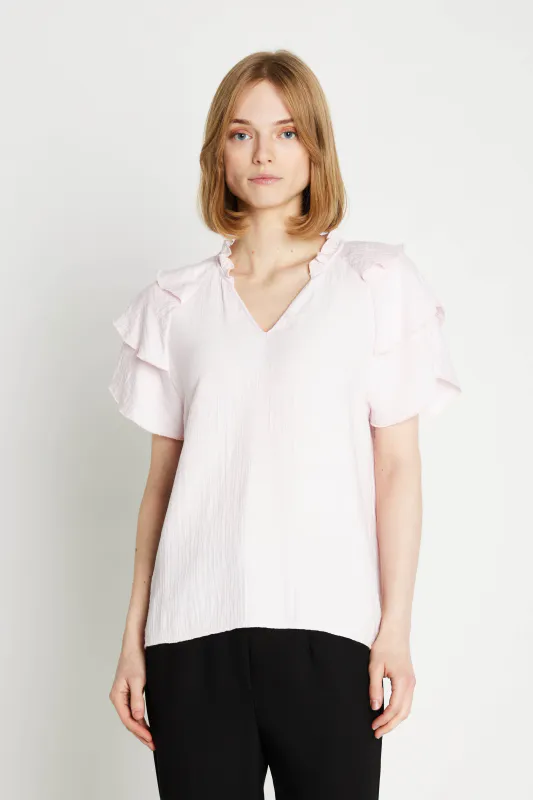 Rue de Femme - Calyria blouse - Crystal pink