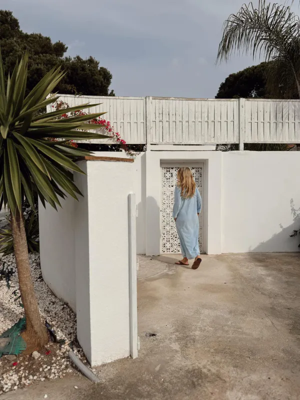 Rah Oslo - Kaftan Long Dress - Light Blue