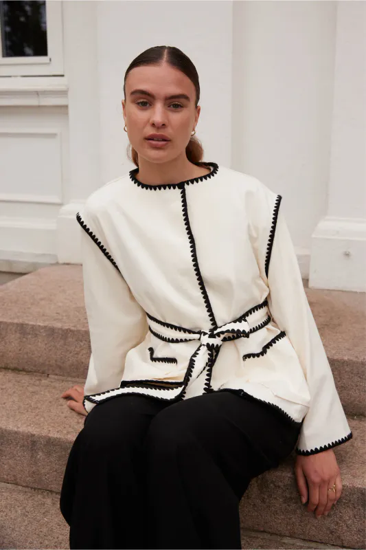 Rue de Femme - Gloriana Kimono - Off White