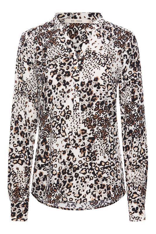 RUE DE FEMME - New Doodle Shirt - brown 