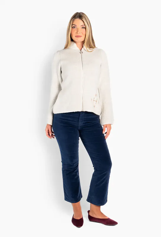 HÉST - Filippa Zip Jacket - White 