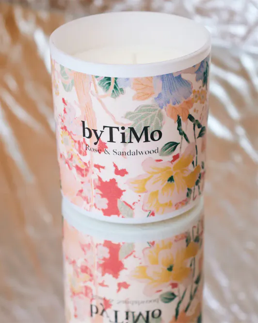 Hovedbilde ByTiMo Rose & Sandalwood Scented Candle