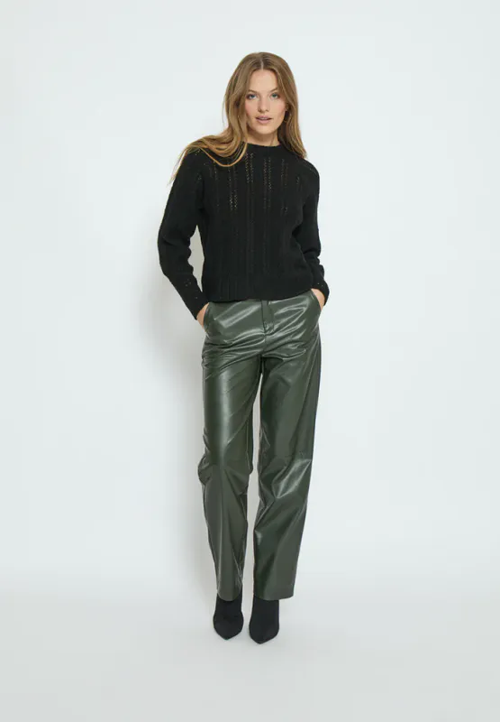 FLARED PANTS - DEEP DEPTHS GREEN