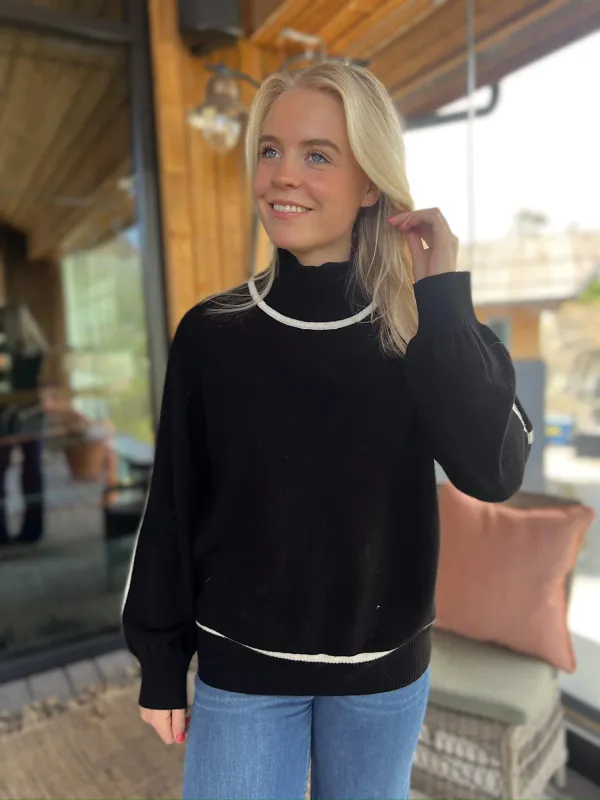 RAH OSLO - Taylor turtle neck - Sort