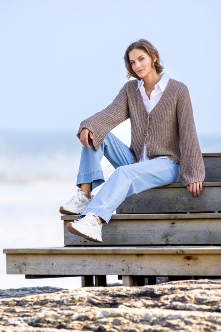 Hovedbilde HAUST COLLECTION - Rough Cardigan Sand