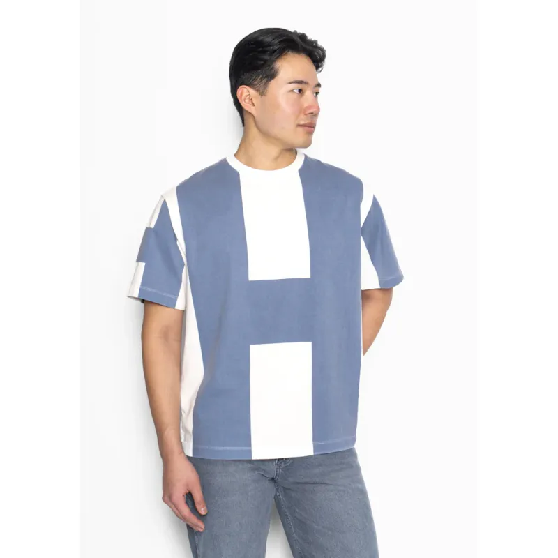 HÉST - BILLY T-SHIRT Faded Denim