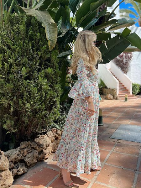 Hovedbilde Rah Oslo - Maria Dress - Mint Paisley